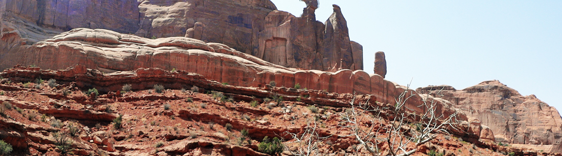 panorama at  Arches National  Park